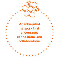 An influential network encouraging connections and collaborations